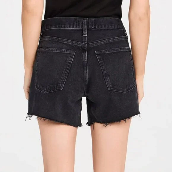 Agolde Parker Shorts - Black - Size 29 - Picture 6 of 10